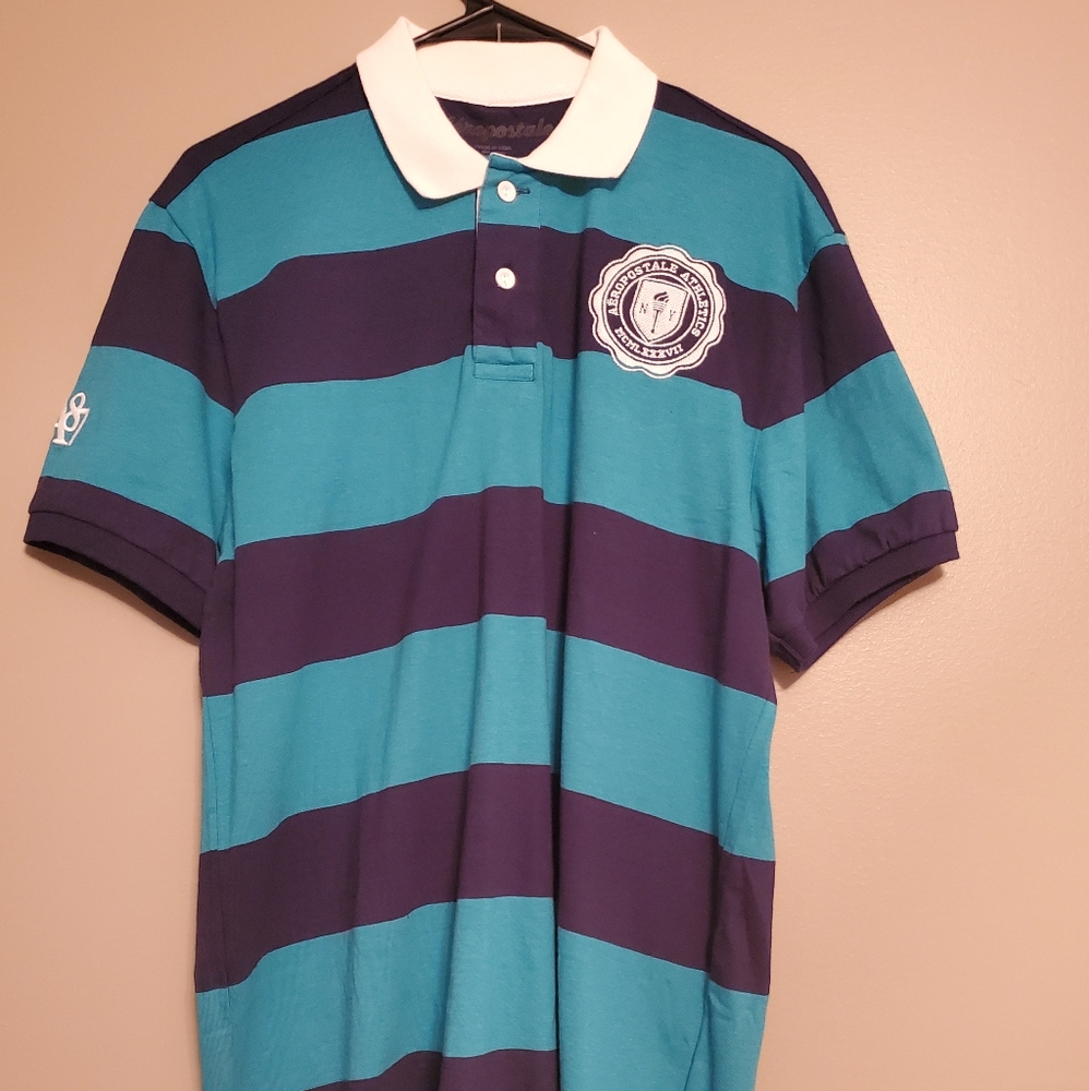 AEROPOSTALE MEN'S POLO STYLE SHIRT SIZE MEDIUM